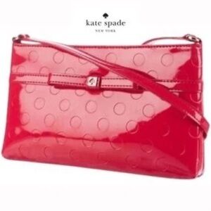 Kate Spade Camellia Amy Street Crossbody in Chili Red Patent